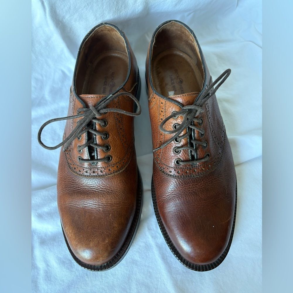 Duck Head Leather Men’s Oxford Laced Dress Shoes Size 9.5